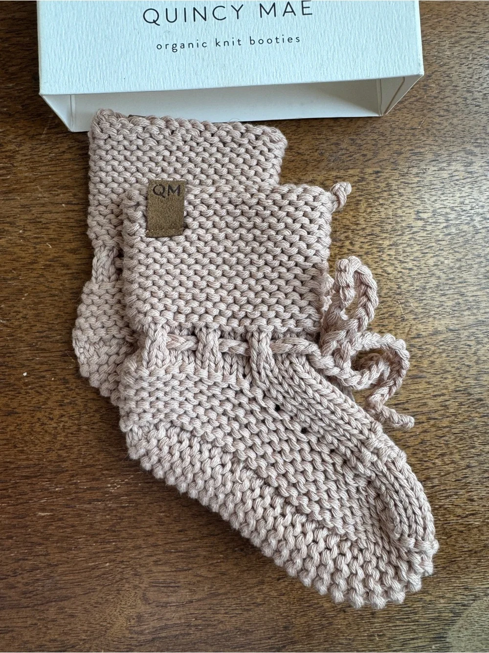Quincy Mae Organic Knit Booties